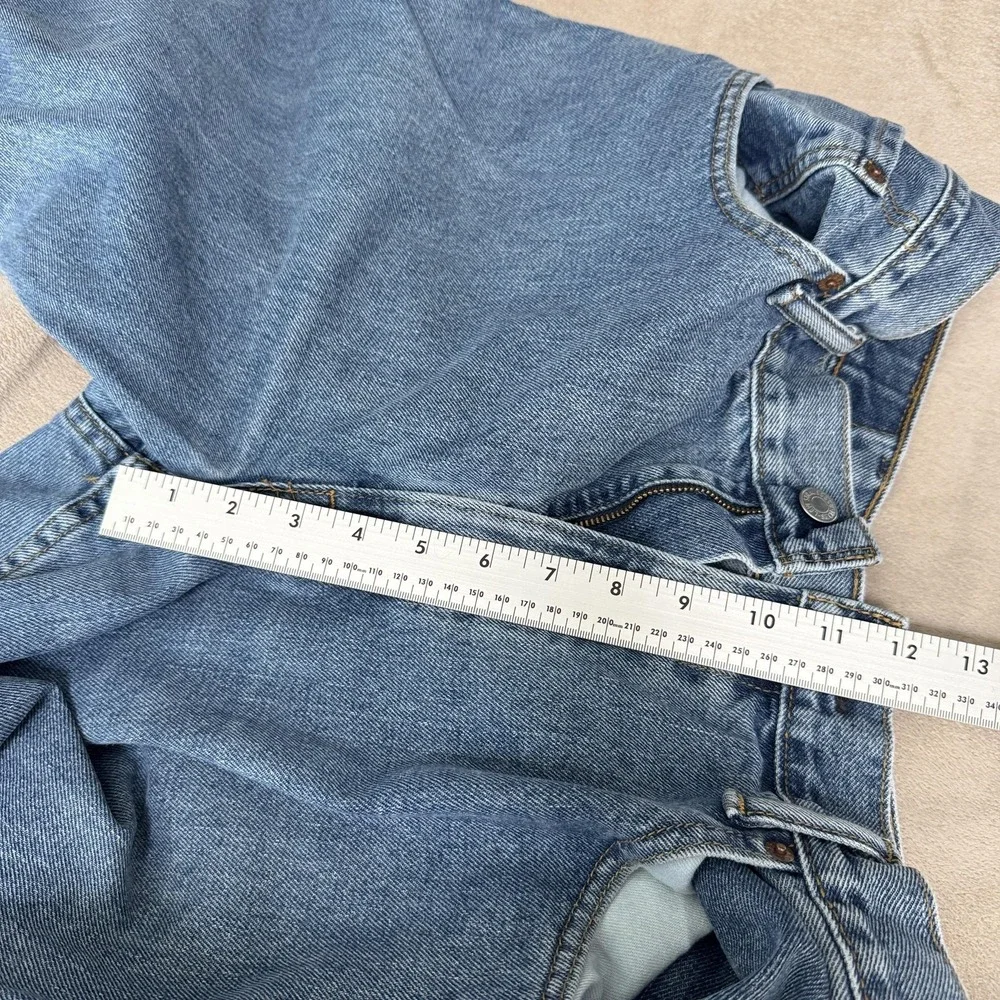 Levis 550 Jeans Mens 38x32 Blue Medium Wash Relaxed Tapered Zip Fly Denim